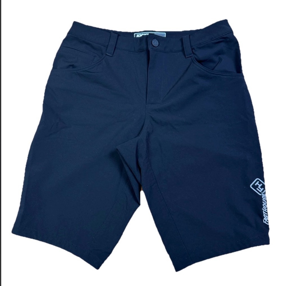 Fasthouse Kicker Hybrid Biking Everyday Shorts Men’s 32 Black 12” Inseam Logo